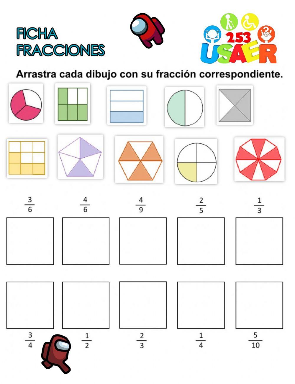 Fracciones con figuras