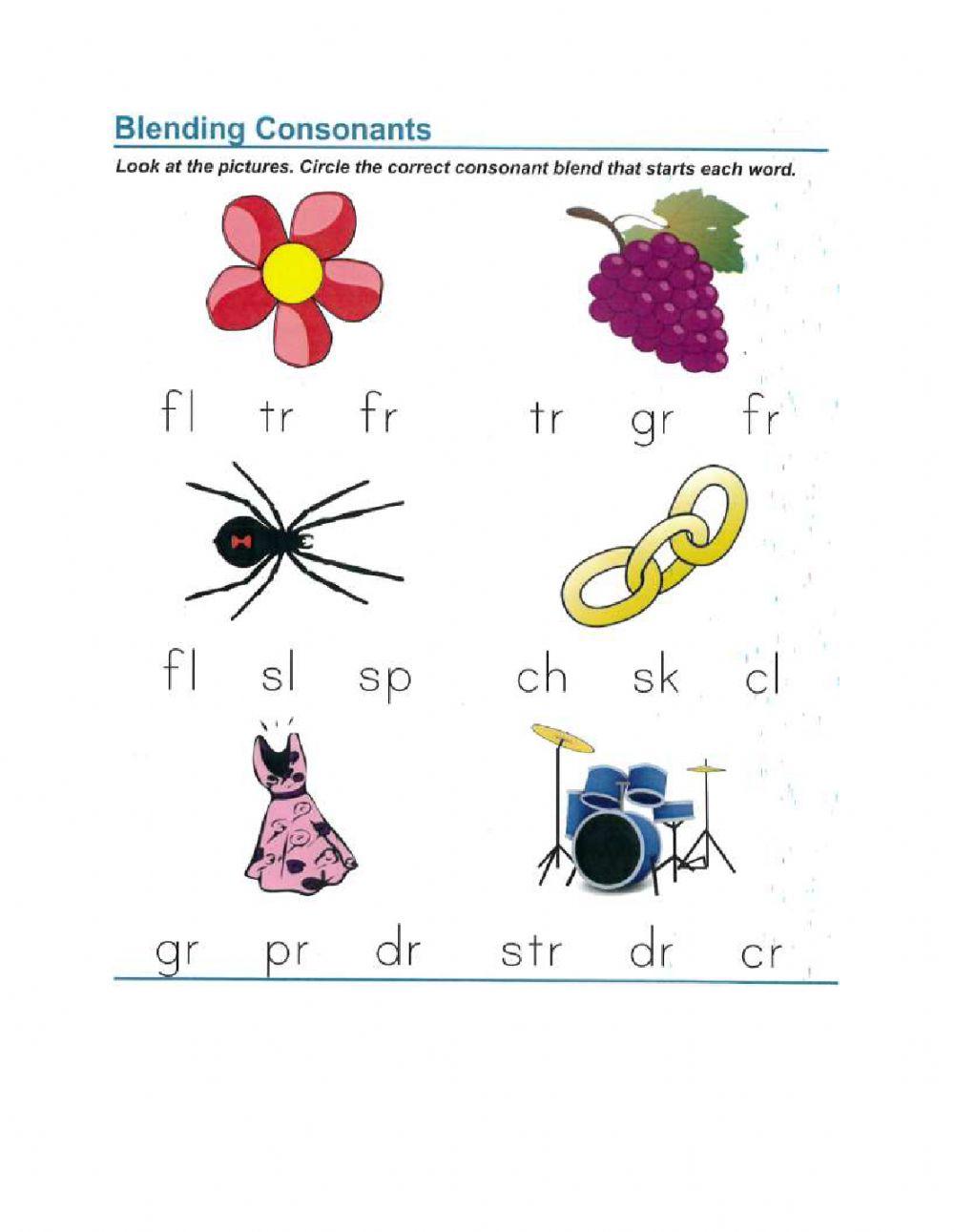 Consonant Blends 582397 JackieTimmons LiveWorksheets