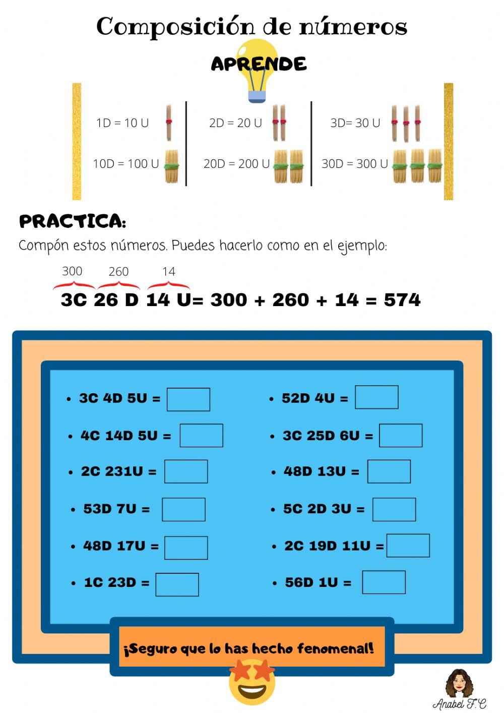 Composición de números