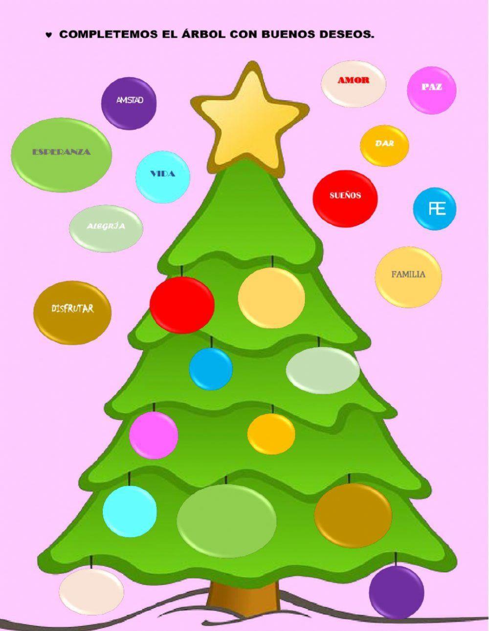 Fichas navideñas del aula amarilla