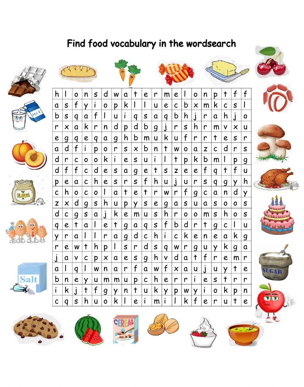Vocabulary FOOD