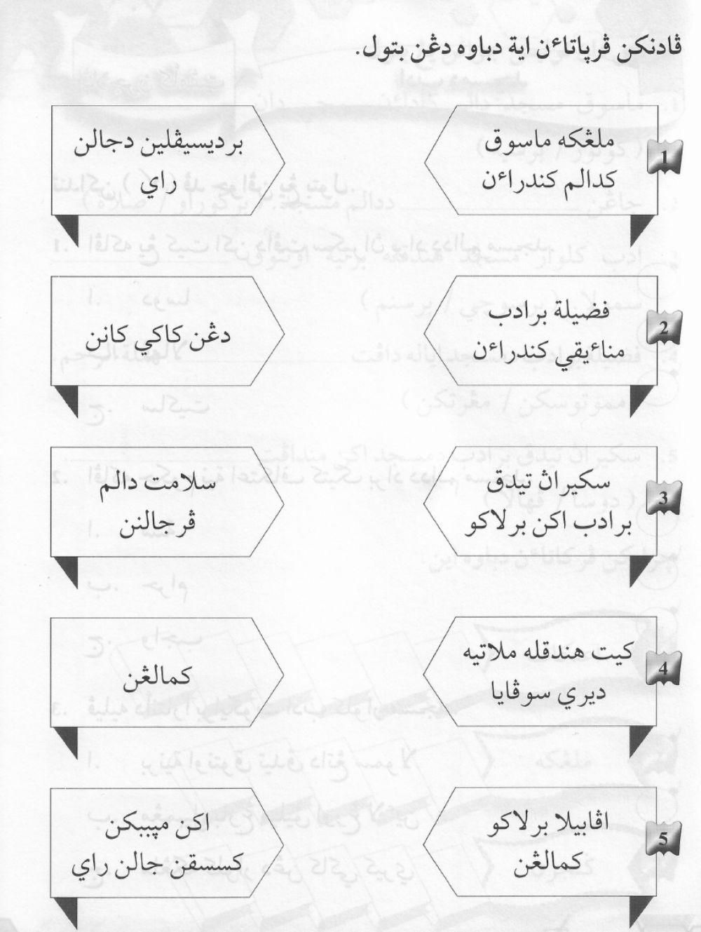 Ujian kedua akhlak tahun 2