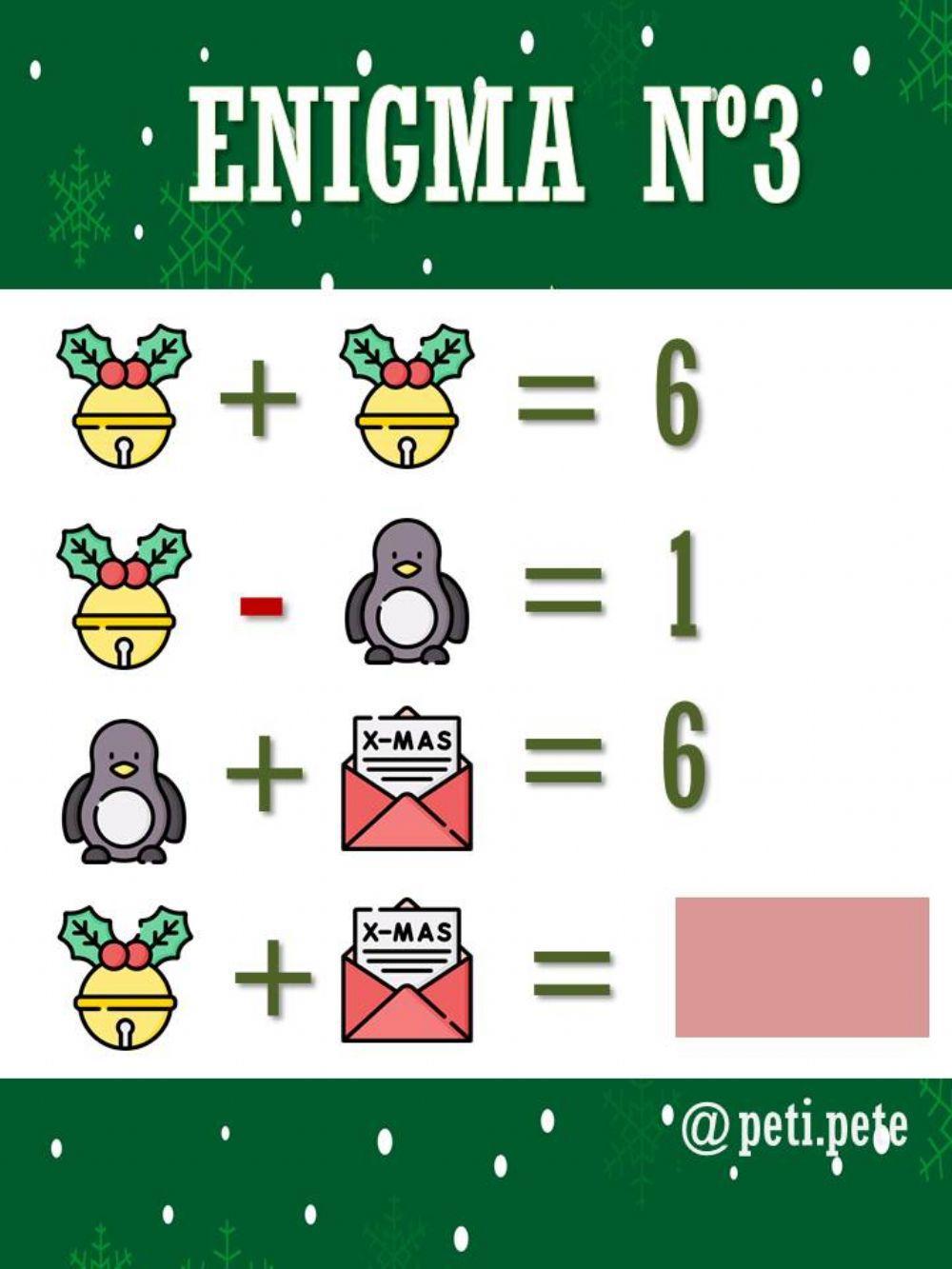 Enigma 3 (enigmas navideños)