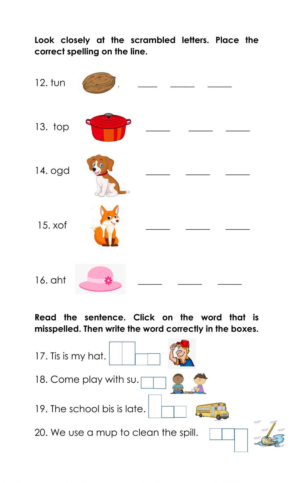 Spelling Assessment 