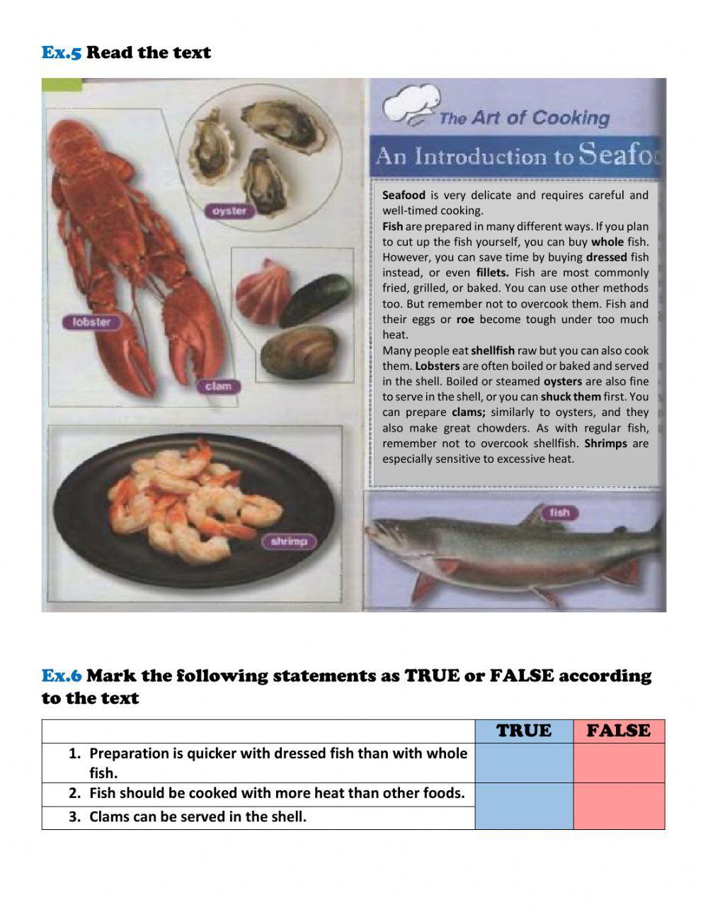 English for cook. Unit 2