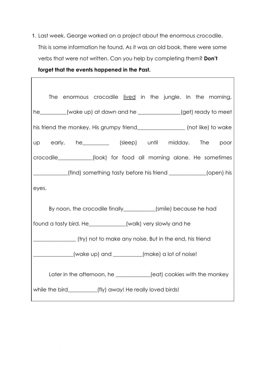 George and the Enormous Crocodile