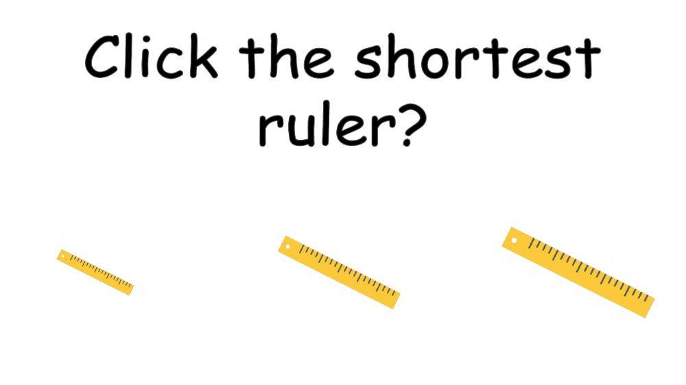 Short - shorter - shortest