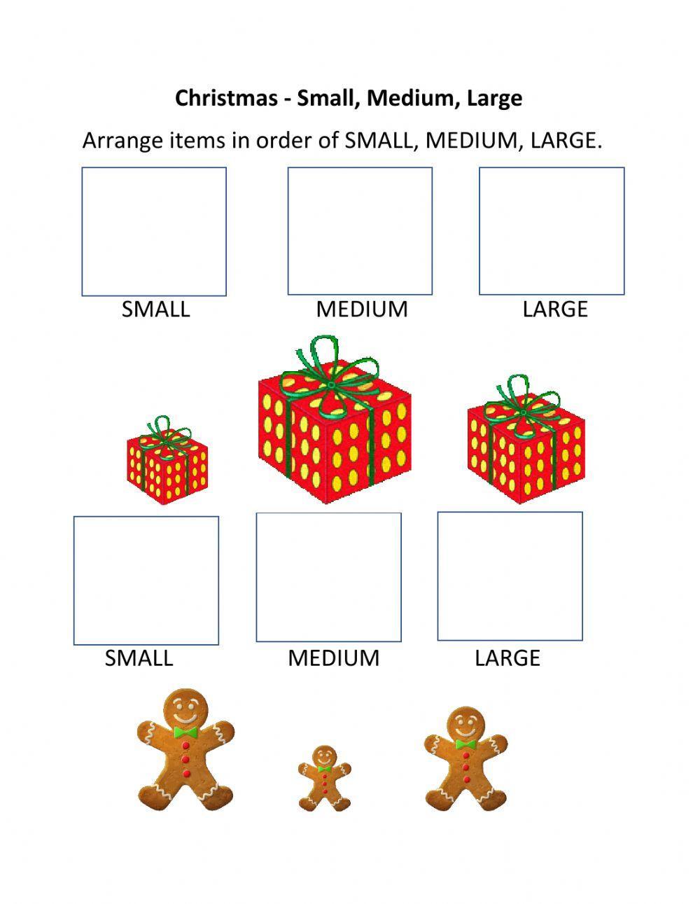Christmas - Small, Medium, Large