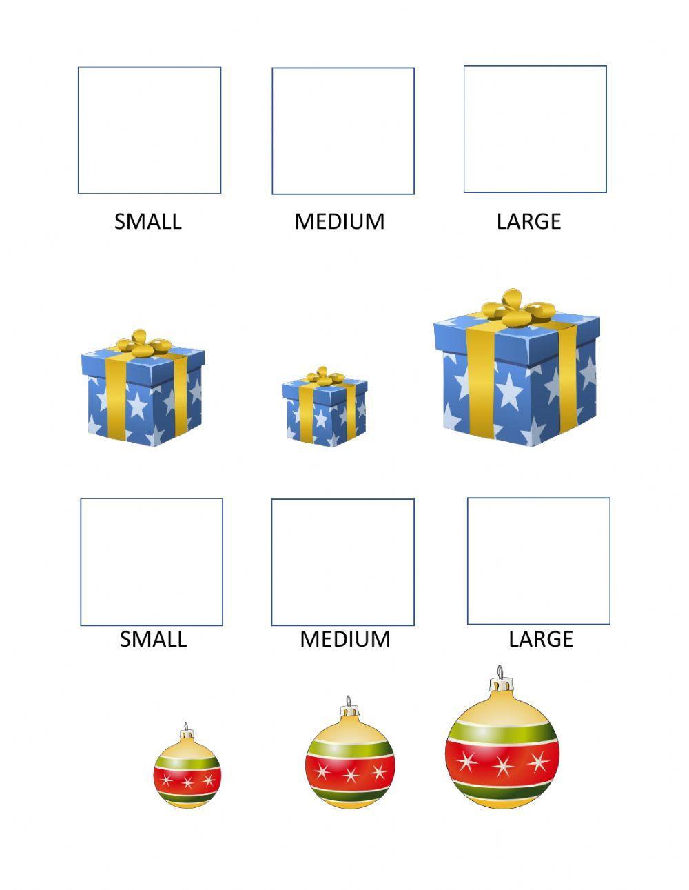 Christmas - Small, Medium, Large