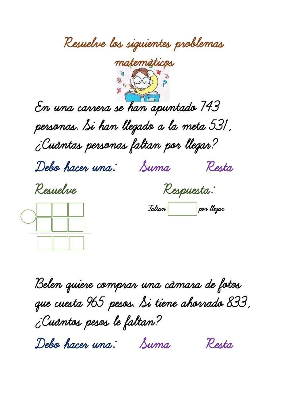 Problemas matemáticos