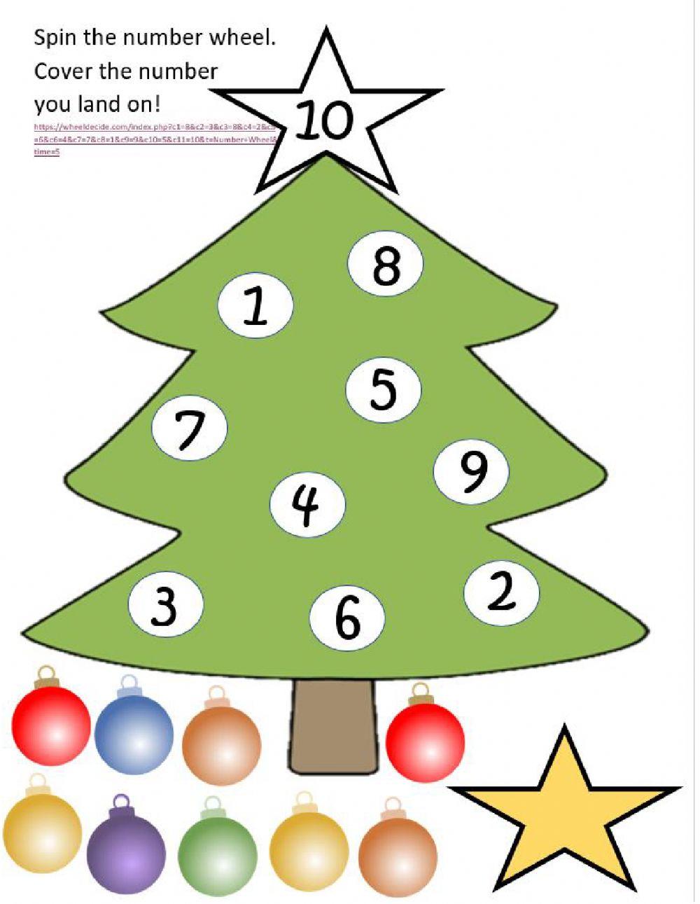 Christmas Number Math Christmas Number Math