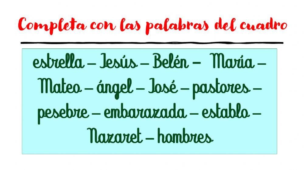 El nacimiento de Jesús