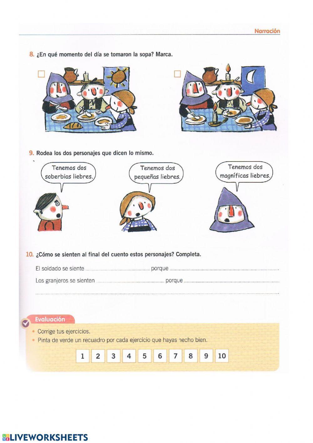 Comprender un cuento