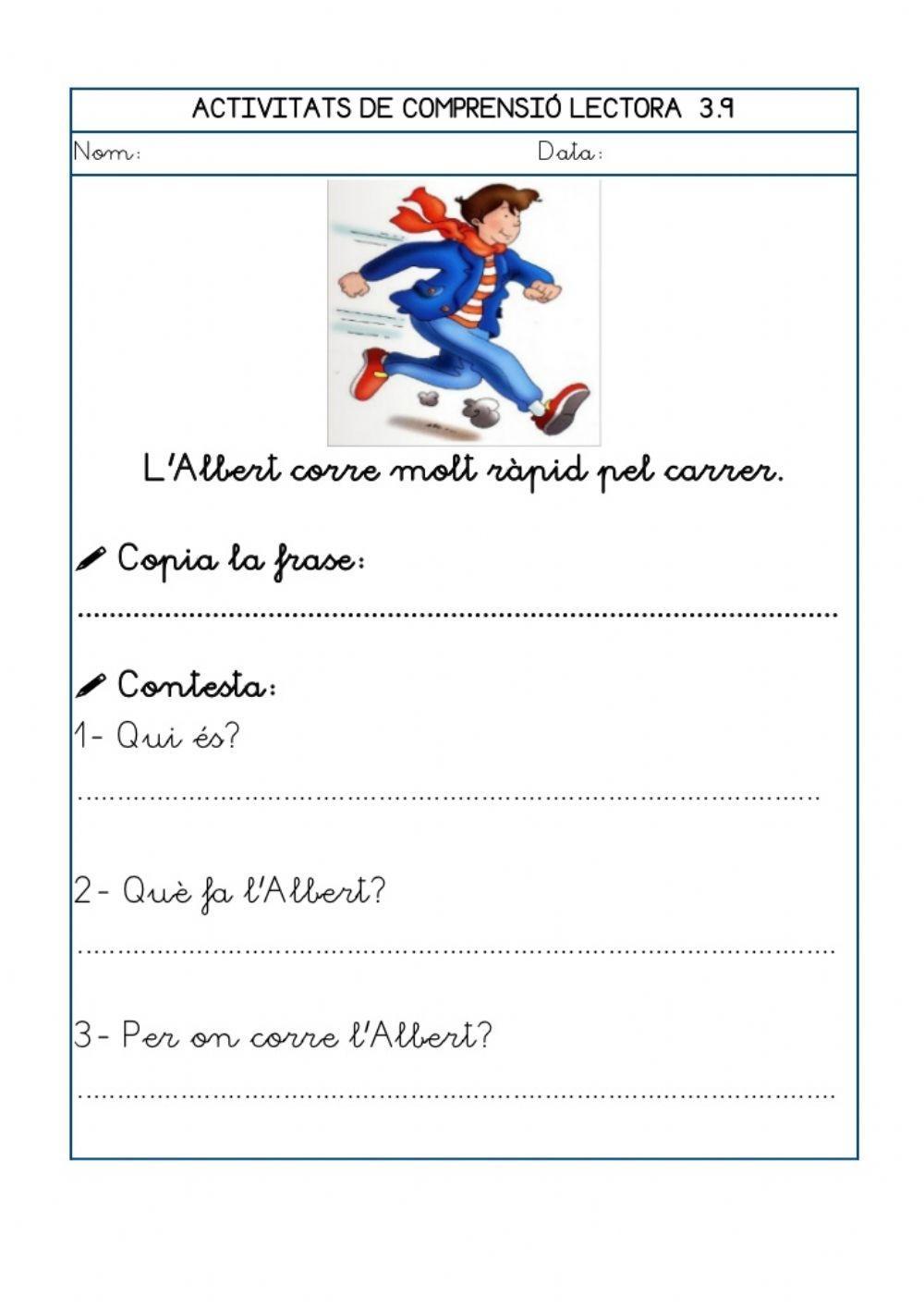 Comprensió lectora 9