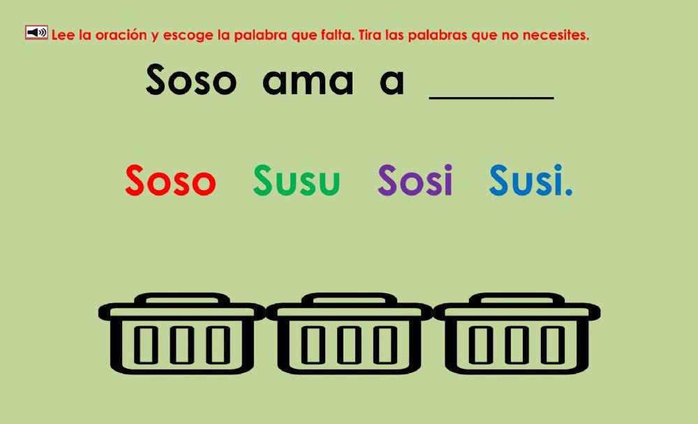 Susi y Soso Examen 5