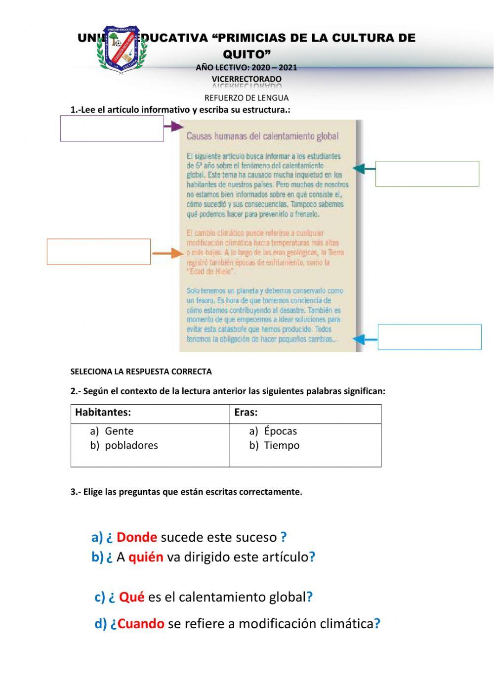 Articulo informativo