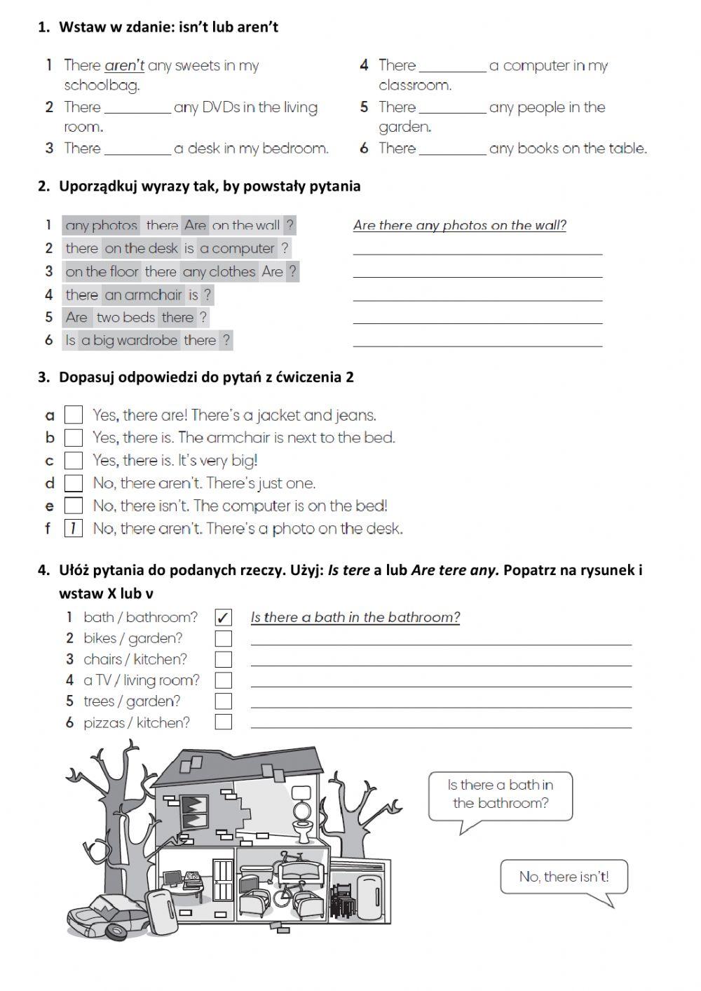 There is-are negative and questions