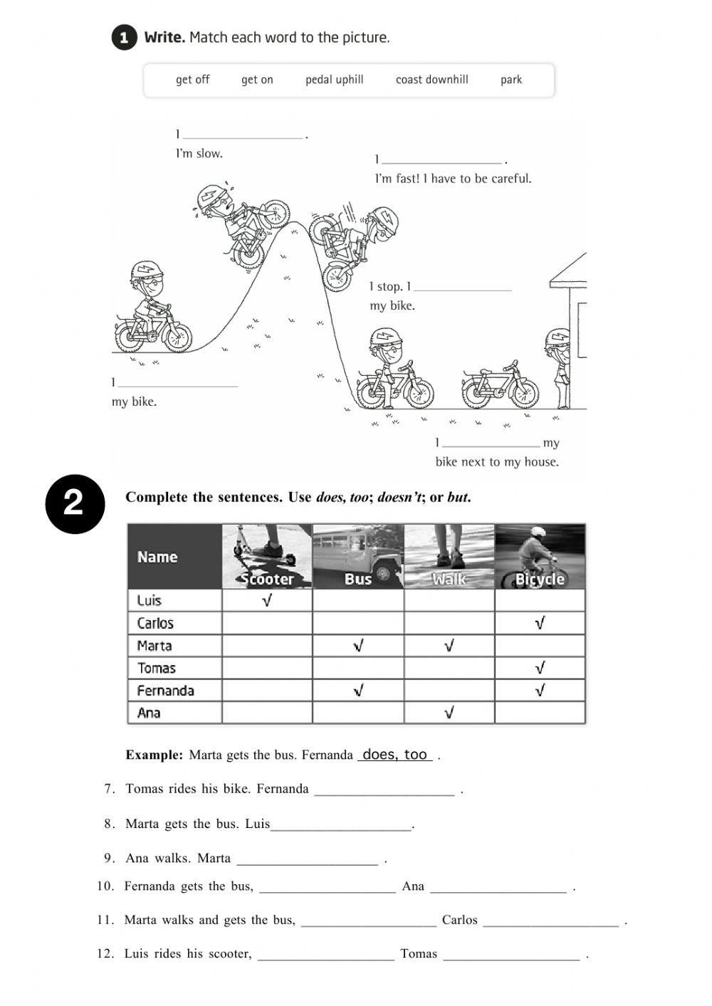 Agreement & disagreement, but