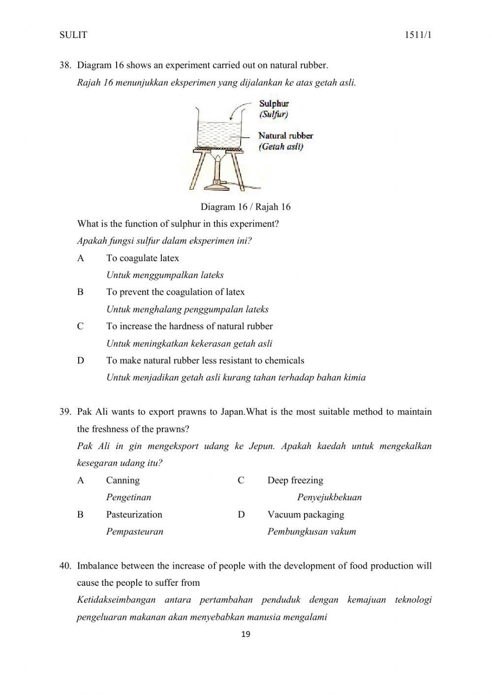 Sains Tingkatan 5 Kertas 1 Part 3