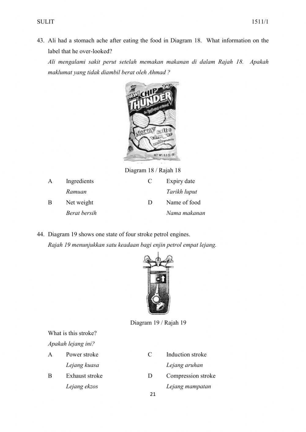 Sains Tingkatan 5 Kertas 1 Part 3