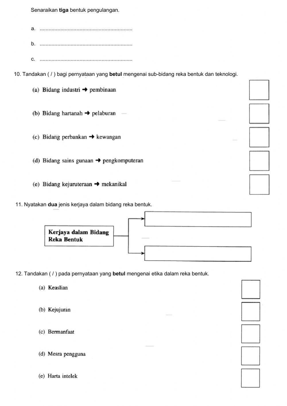Pra Penilaian Akhir Tahun