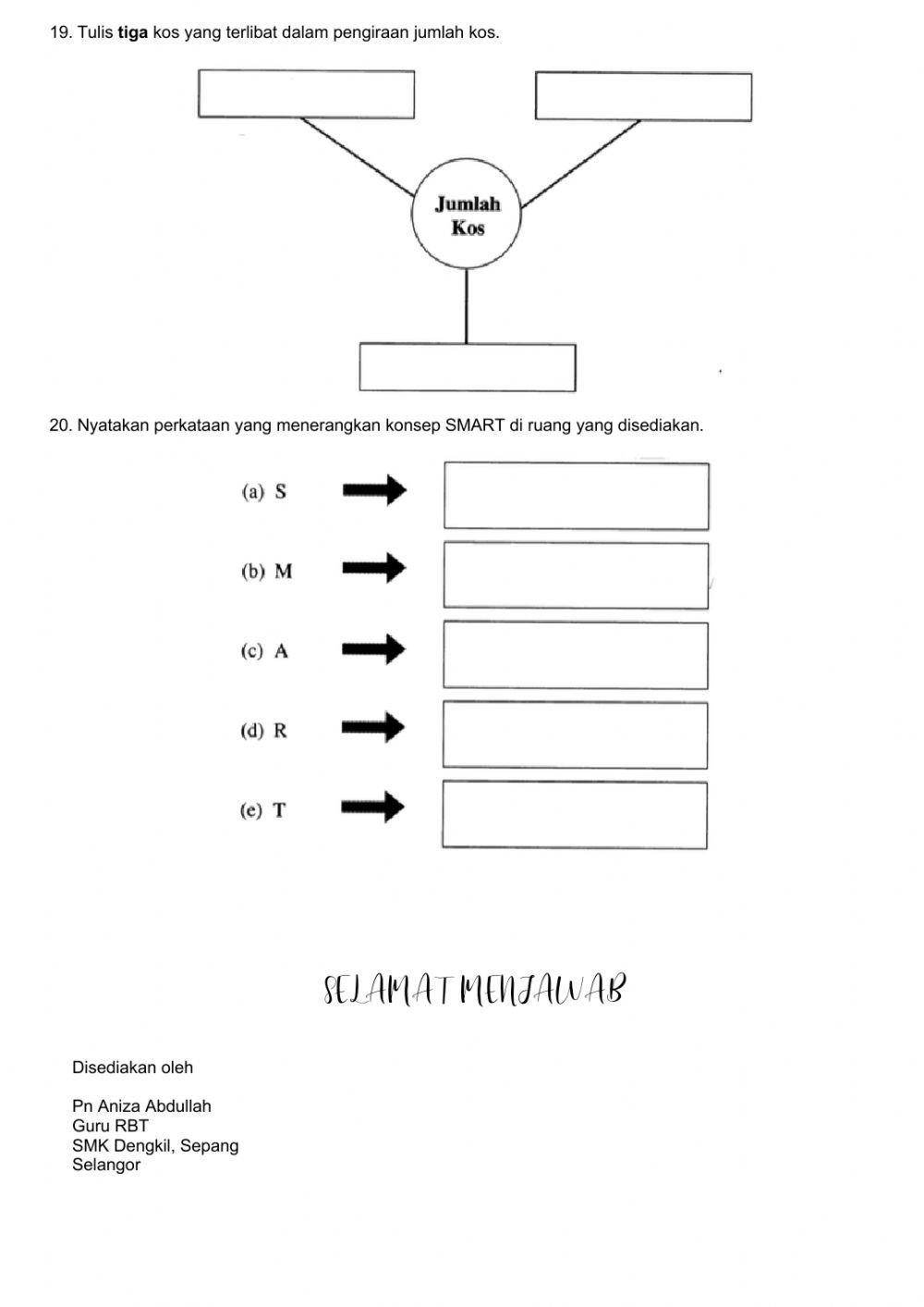 Pra Penilaian Akhir Tahun