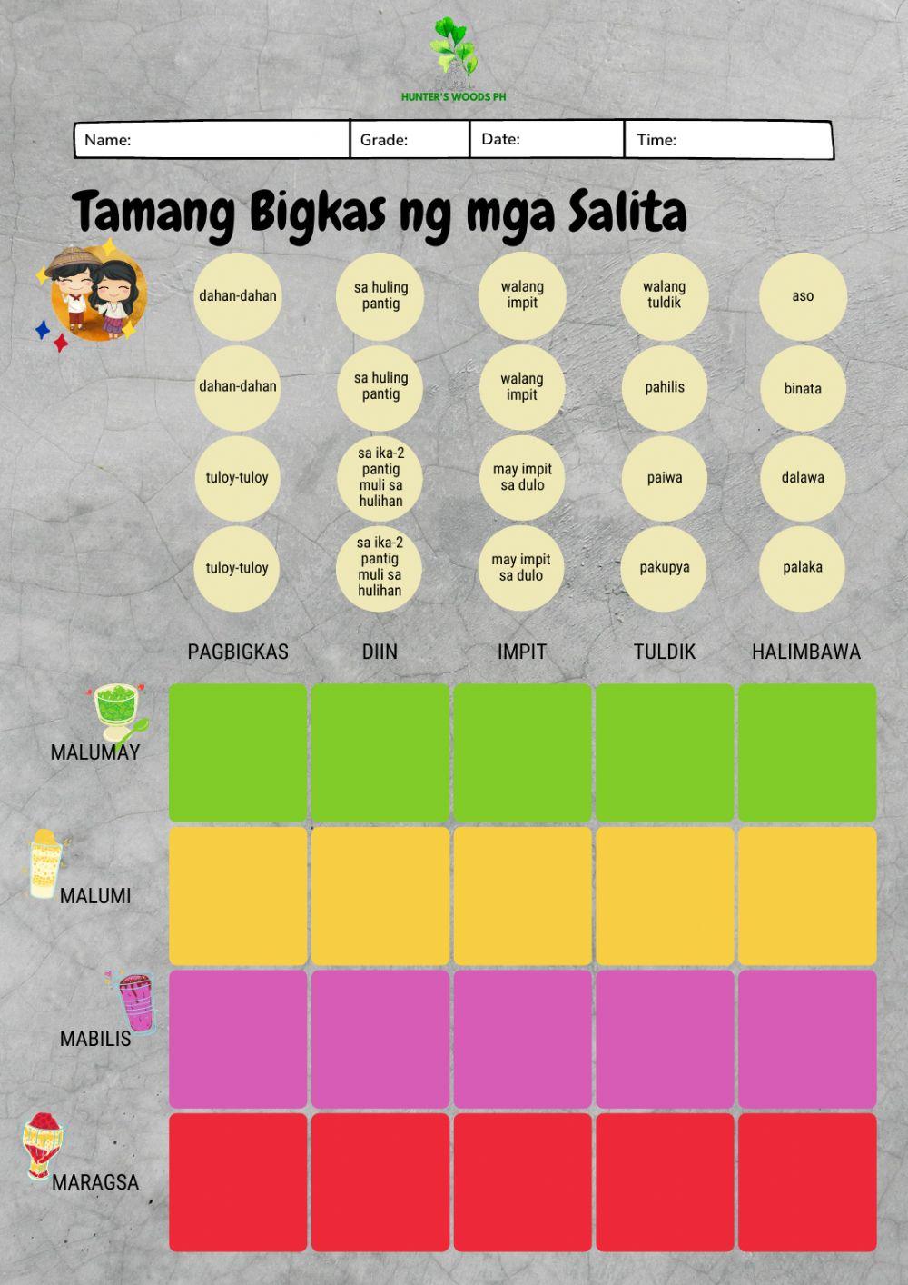Montessori Lesson - Filipino - Tamang Bigkas ng Mga Salita