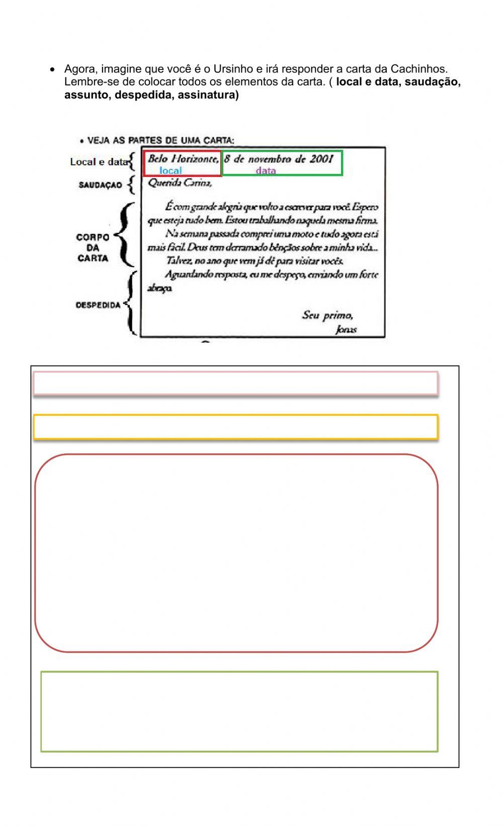 Gênero textual carta