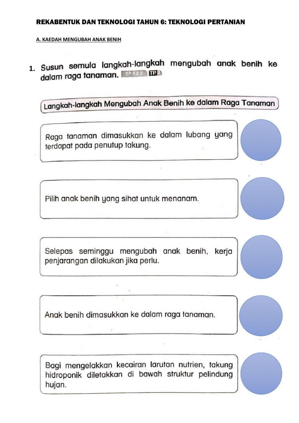 Teknologi Pertanian-Anak Benih-Tuai Hasil