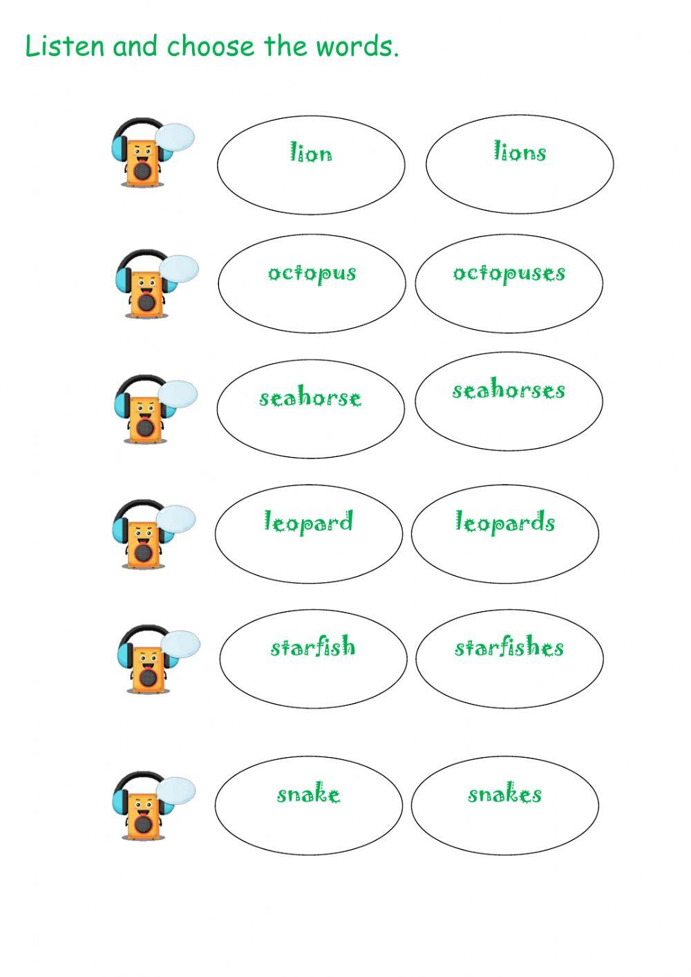 Land and sea animals