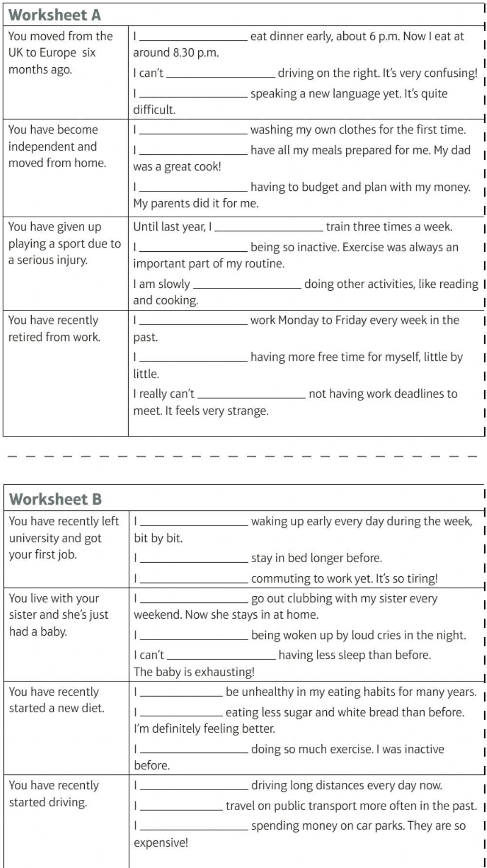 SO2 INT+ 7.3 used to - get used to