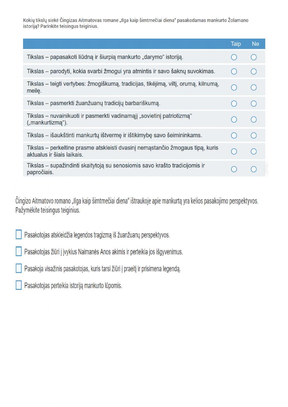 Č. Aitmatovas. -Ilga kaip šimtmečiai diena-