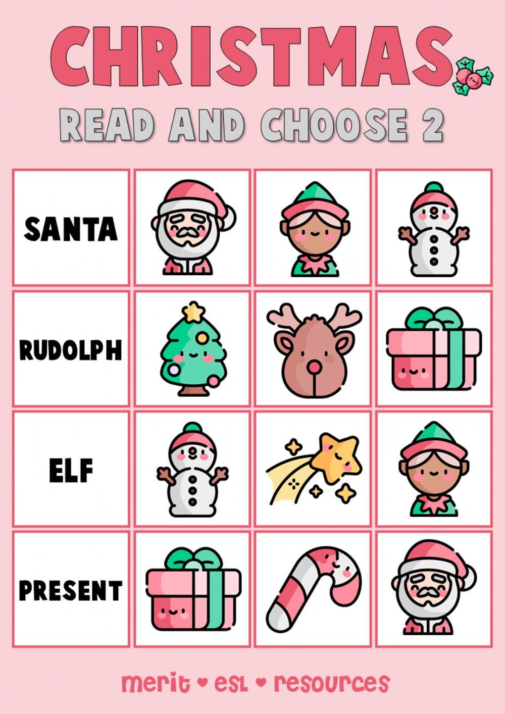 Christmas - Read and choose 2