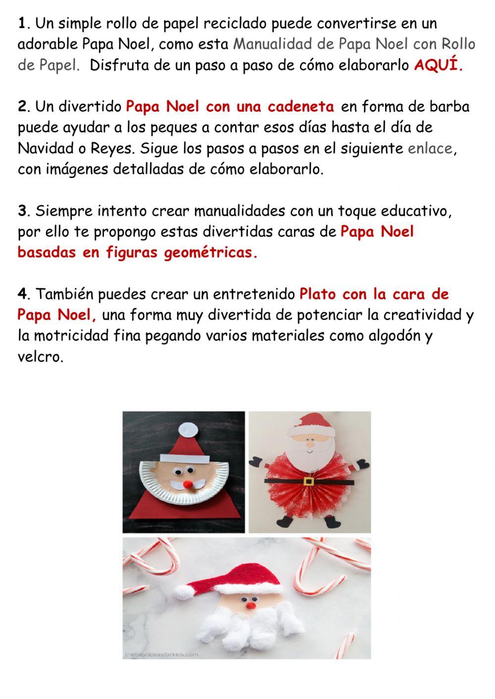 MANUALIDADES DE NAVIDAD 1