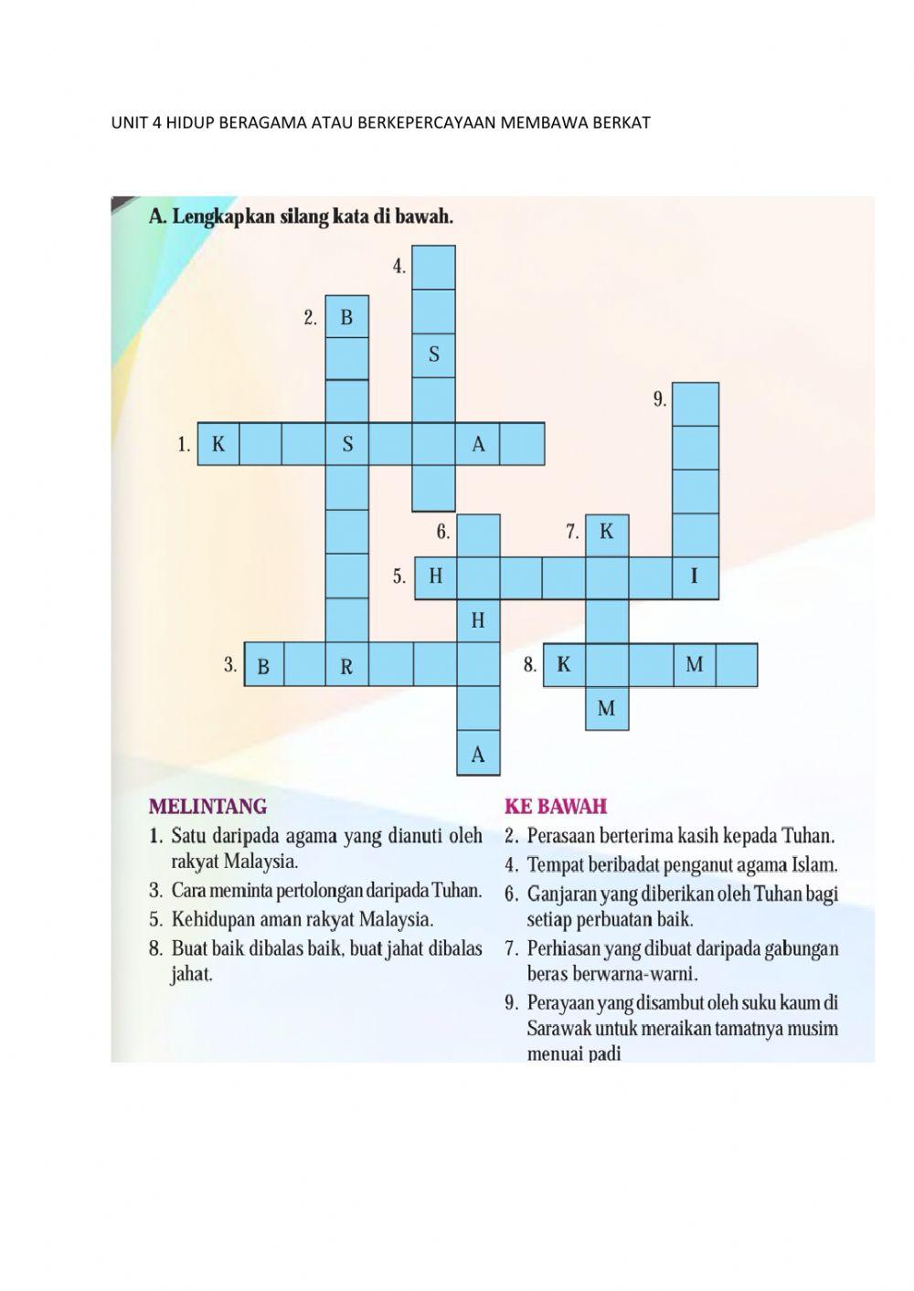 Unit 4 hidup beragama atau berkepercayaan membawa berkat