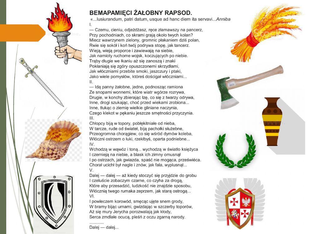 Bema pamięci załobny rapsod