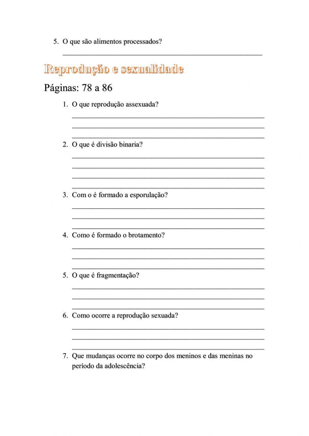 Atividades pendentes