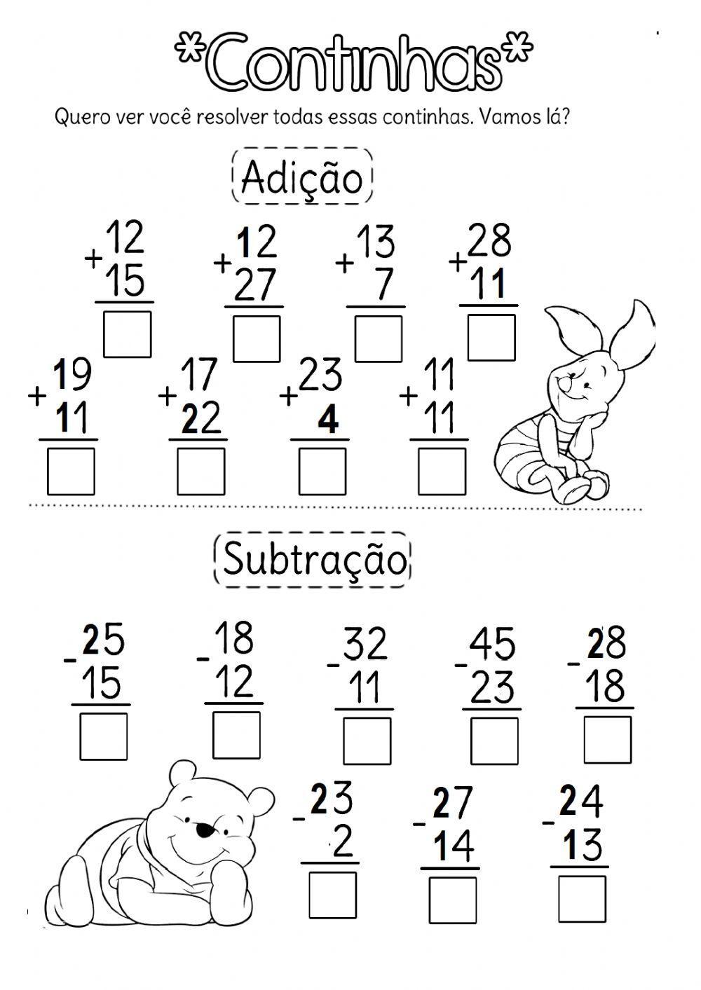 Revisão dos números até 30