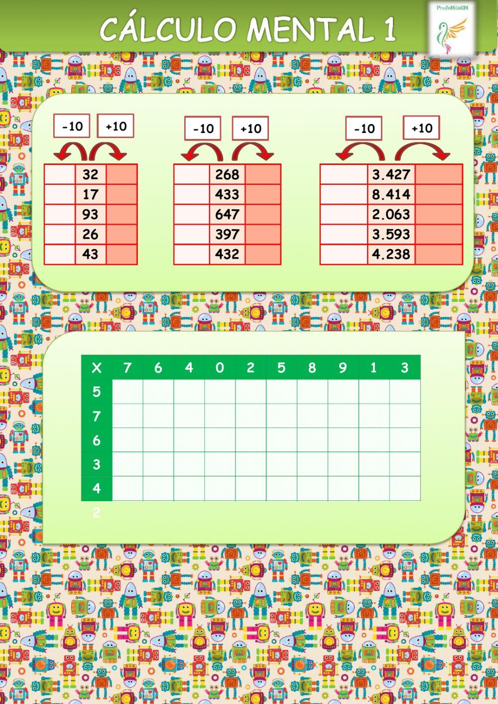 Cálculo mental1