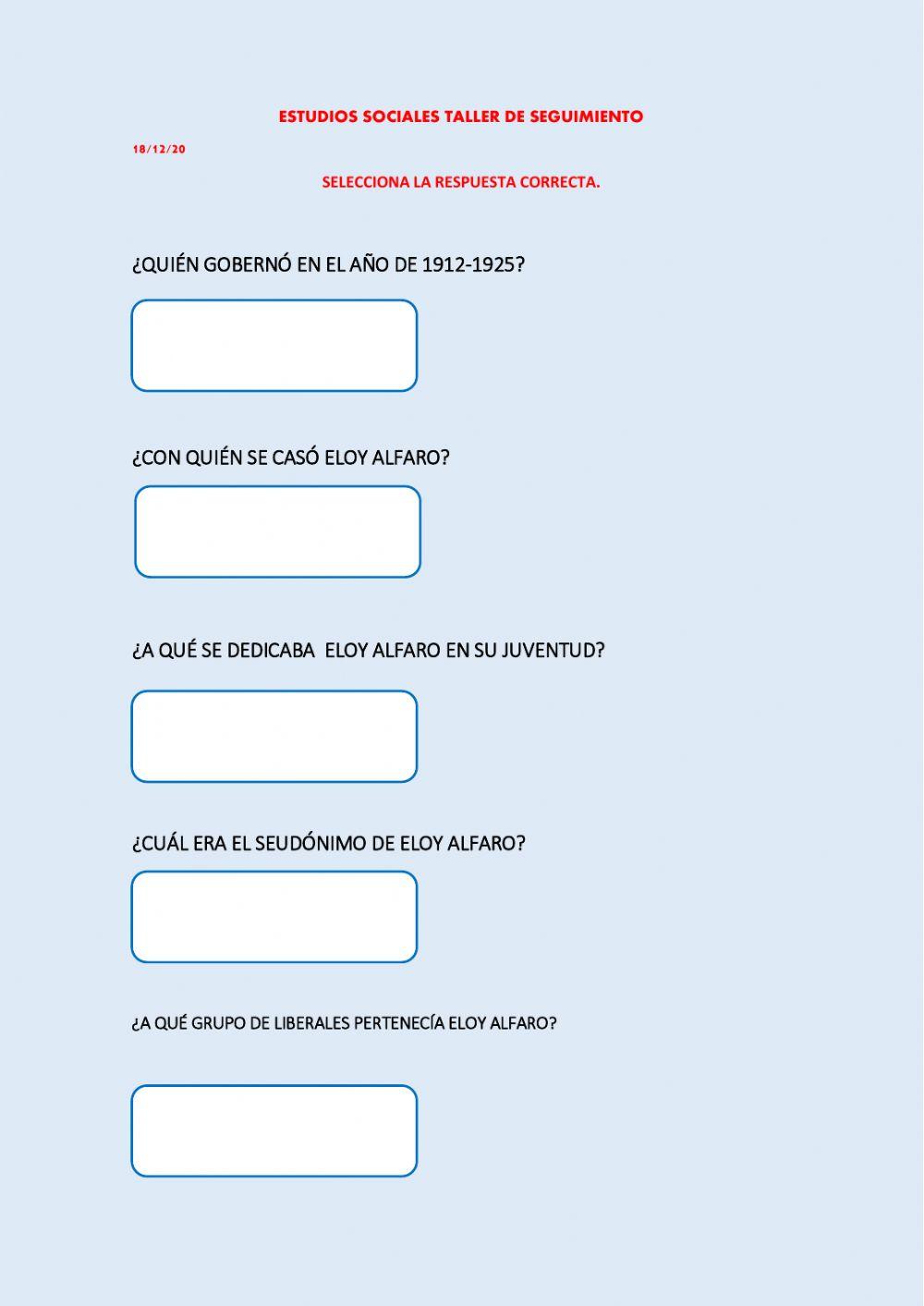 Eloy Alfaro y  el liberalismo