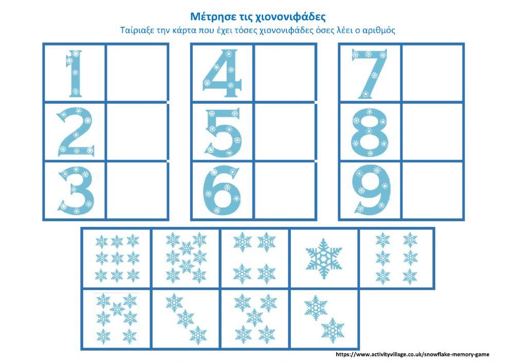 Μέτρησε τις χιονονιφάδες