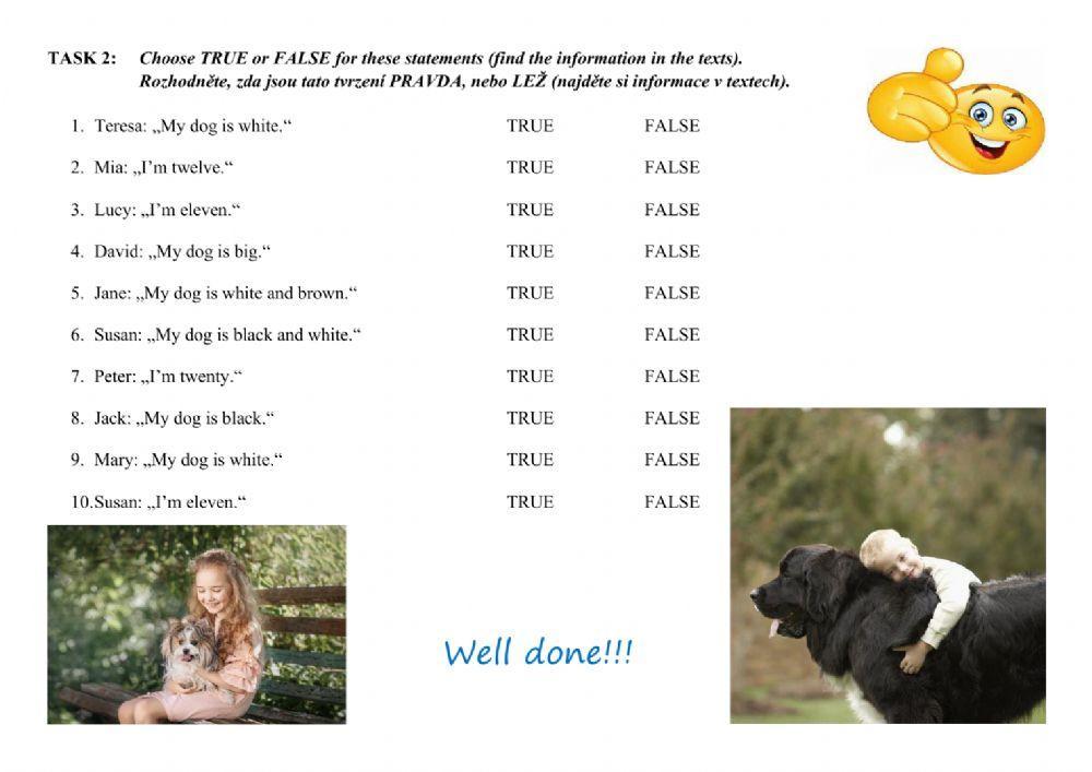 Chit Chat 1 Review A - Pets - reading