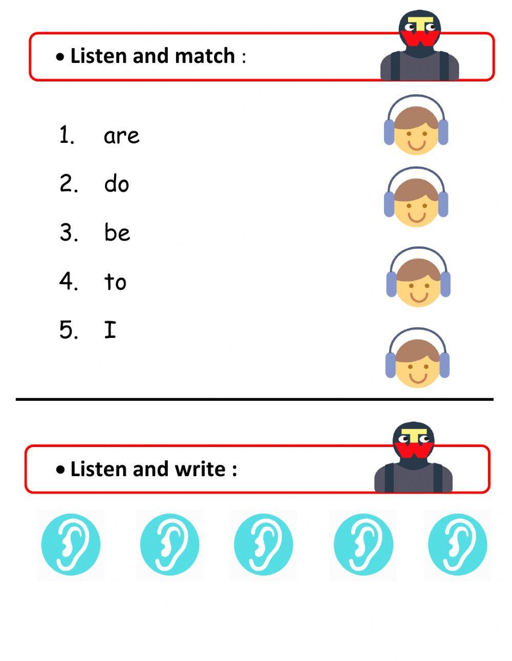 Tricky words online pdf worksheet | Live Worksheets