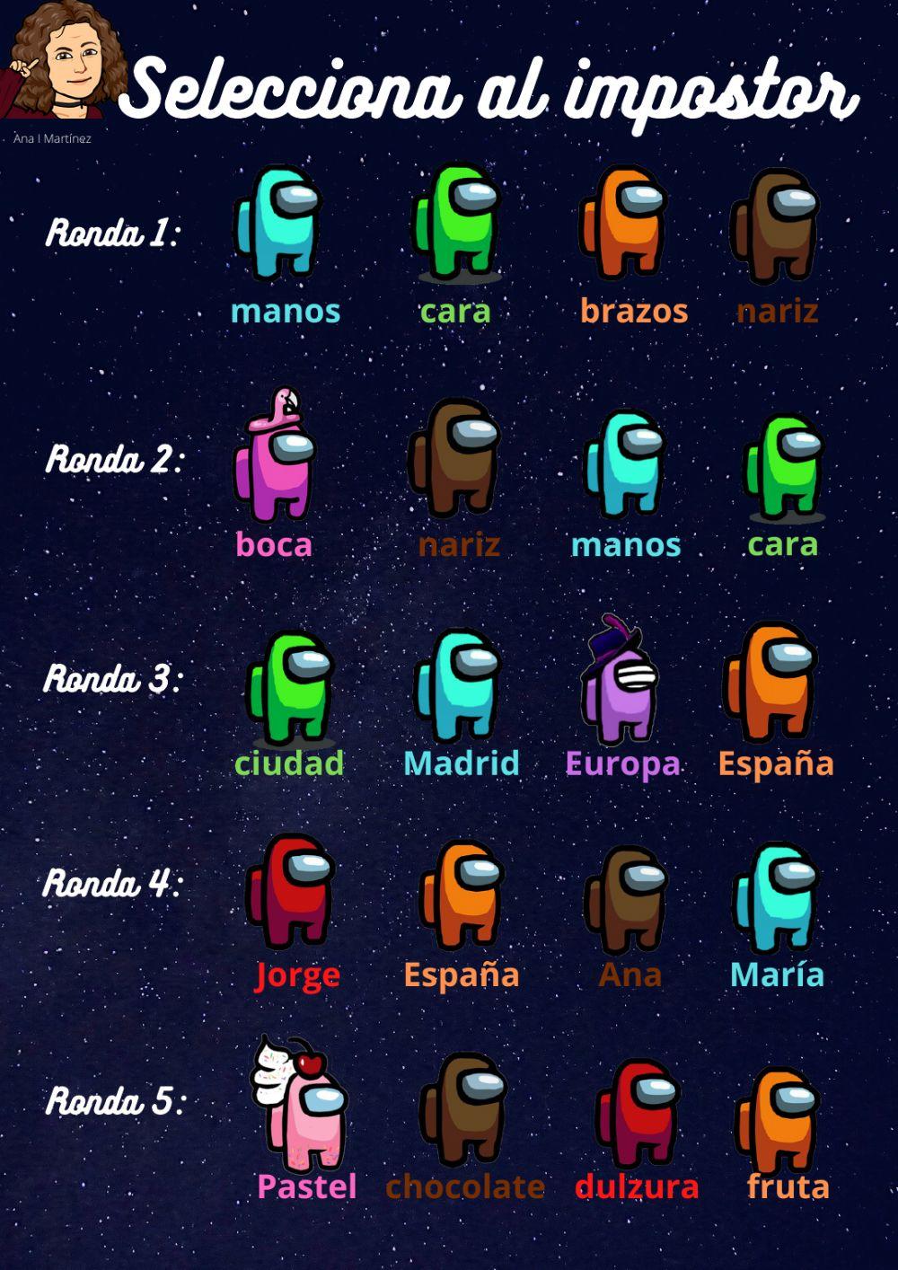 Sustantivos impostor