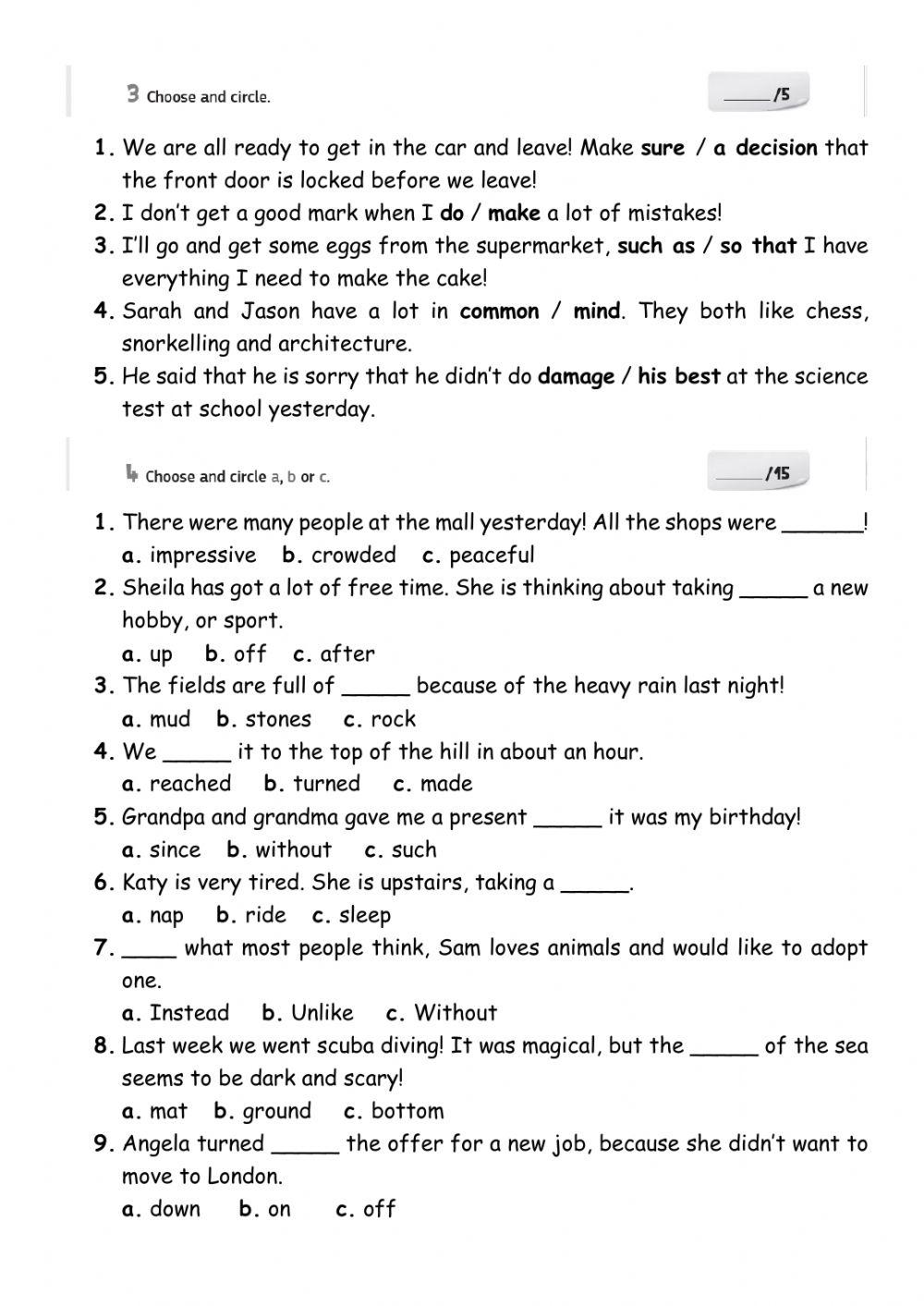 Tech it Easy 3 - Test 2 - Lessons 7-12