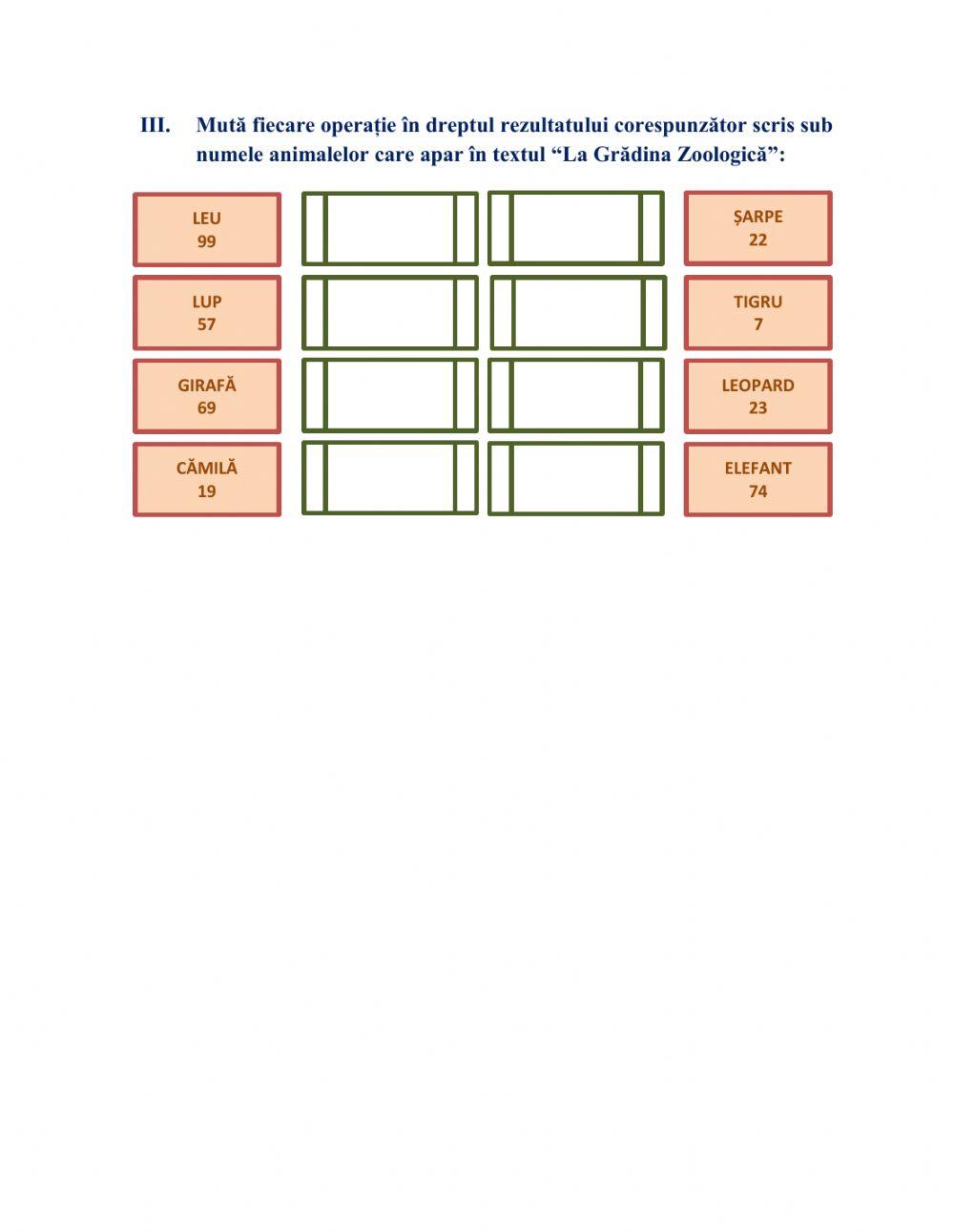 La Grădina Zoologică, după Marin Sorescu