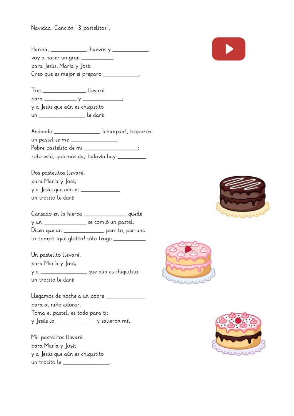 La Navidad - 3 pastelitos