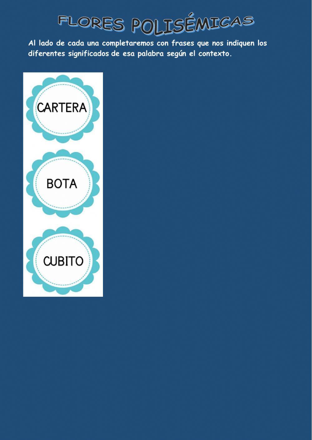 Palabras polisémicas