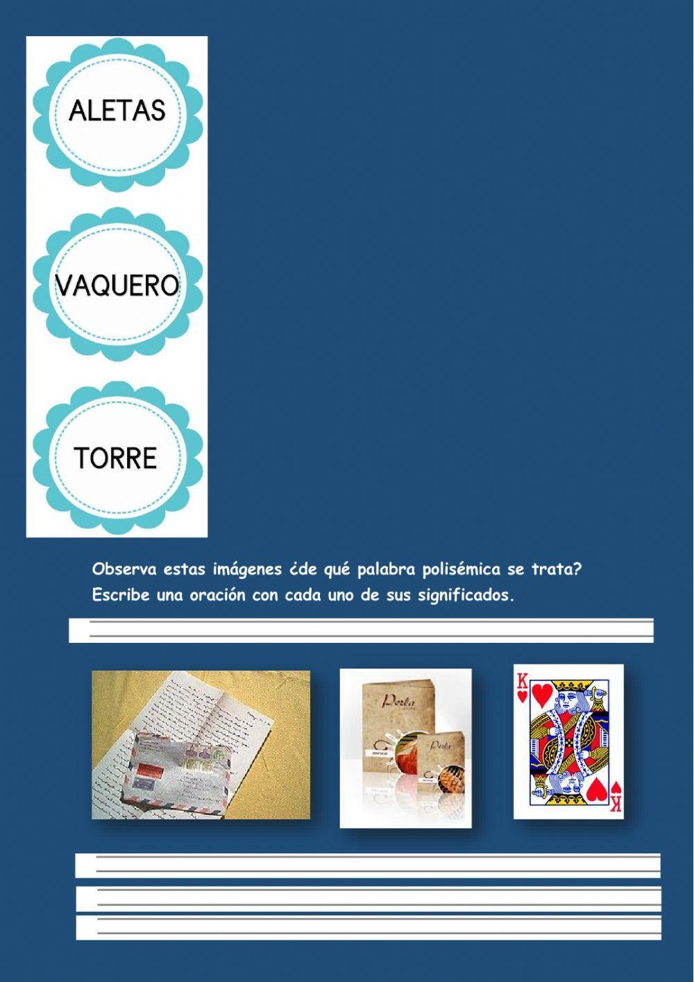 Palabras polisémicas