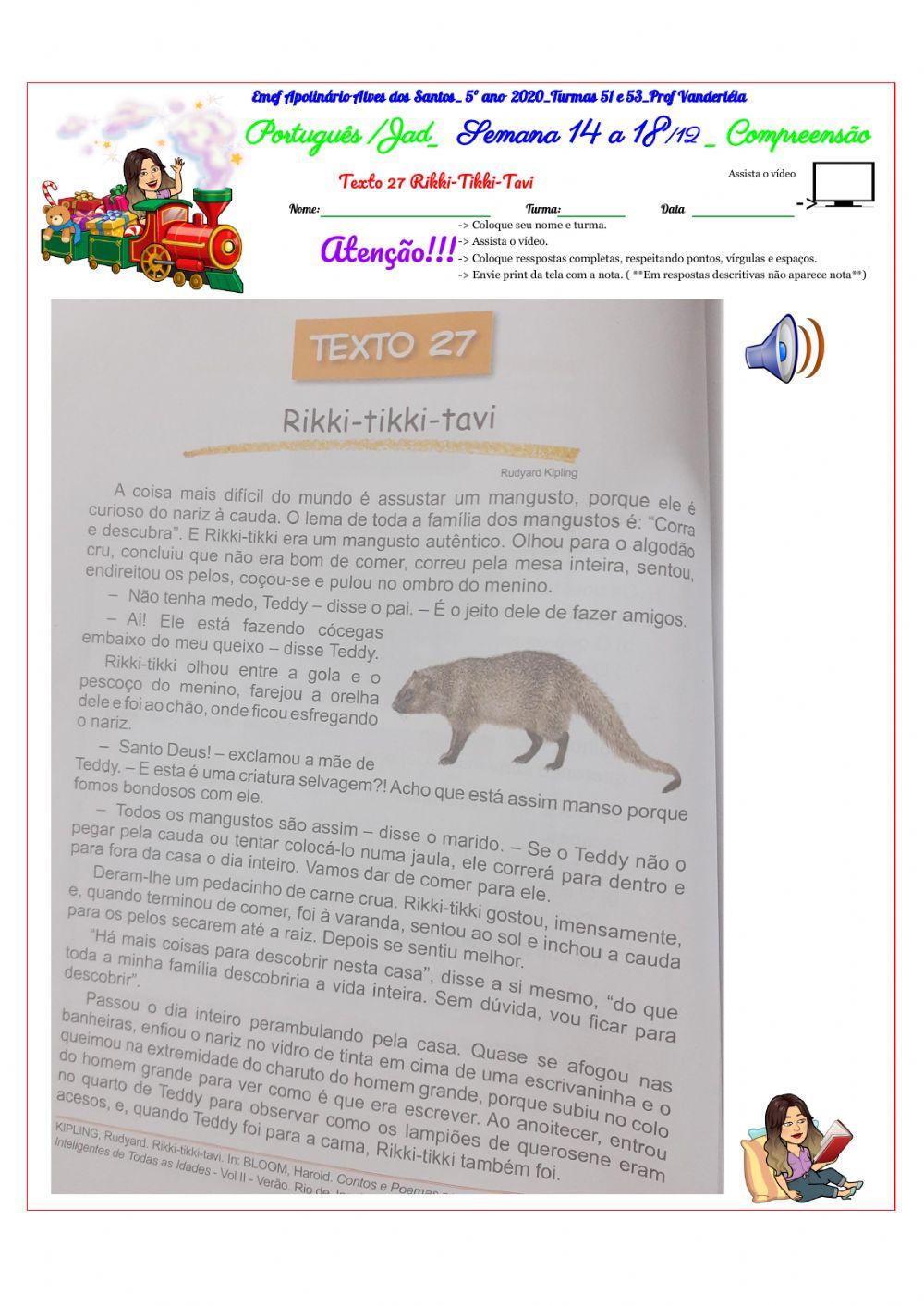 Compreensão de texto